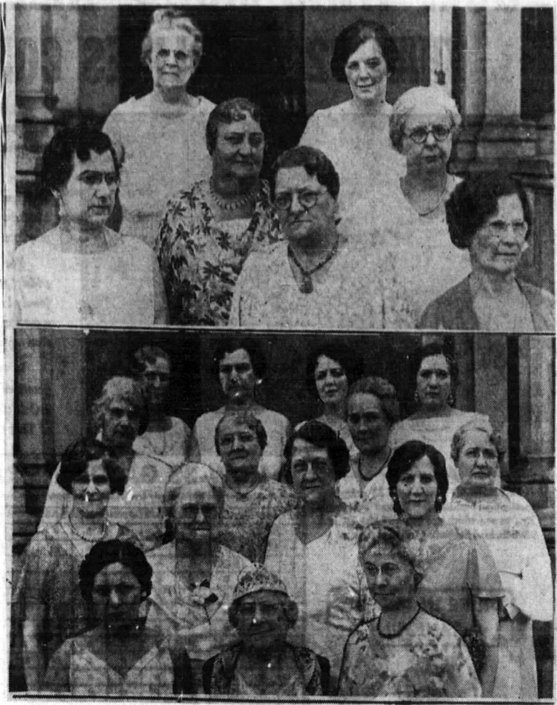 Daughters of Nile Temple Is Organized Here (1934)